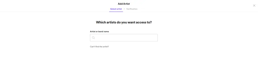 claim profile spotify for artists