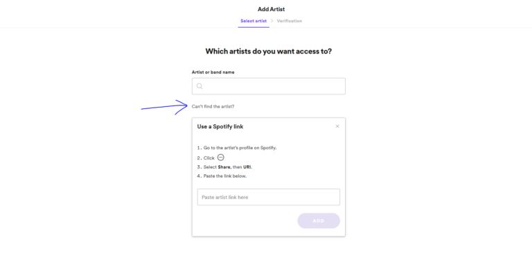 how to claim spotify artist profile