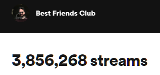 millions of streams